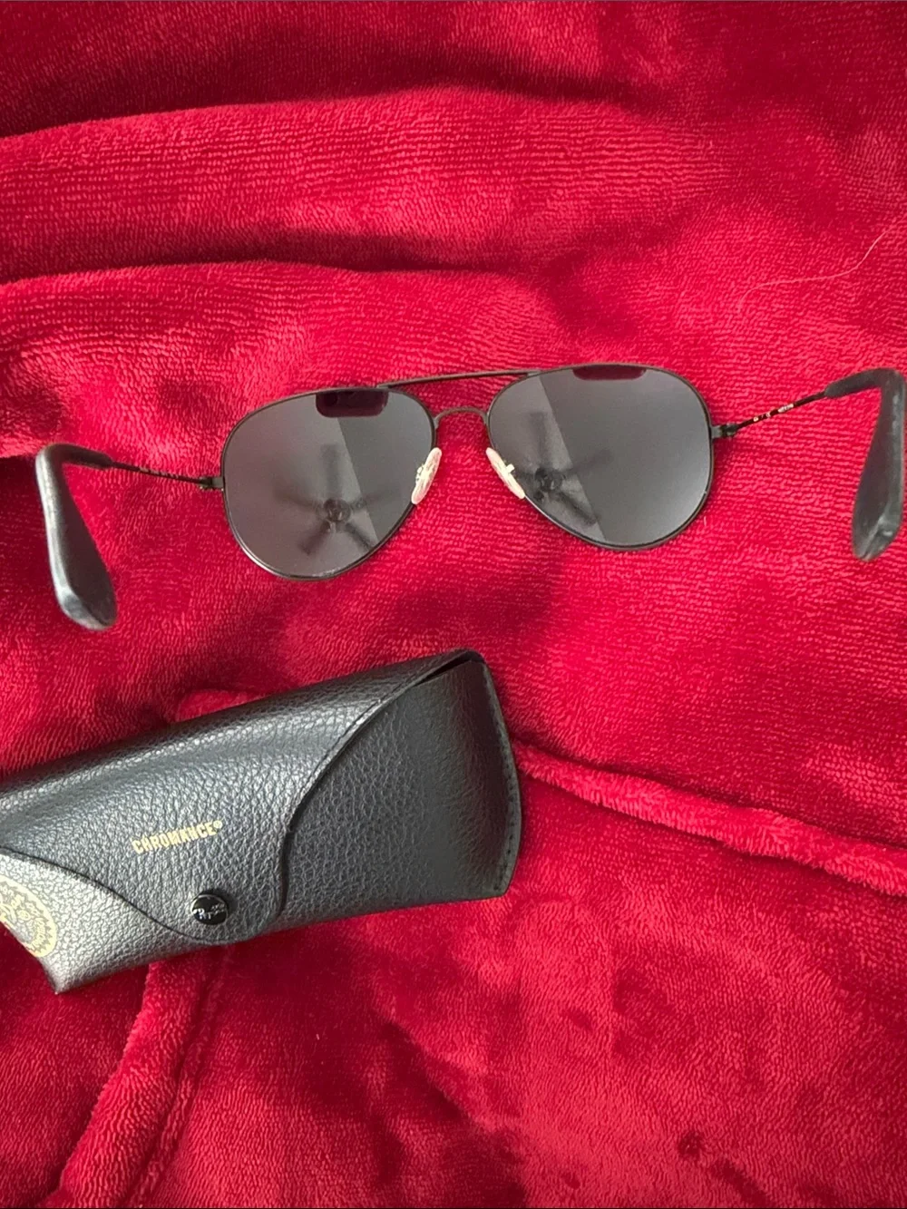 Ray-Ban RB 3558 Aviator Sunglasses with Case (new) - Picture 4 of 7